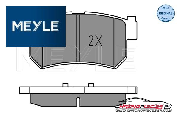 Achat de MEYLE 025 236 7315/W Kit de plaquettes de frein, frein à disque pas chères