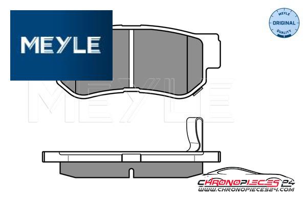 Achat de MEYLE 025 235 4314/W Kit de plaquettes de frein, frein à disque pas chères