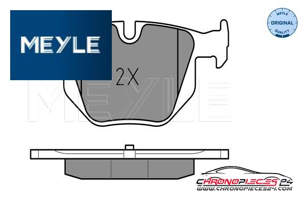 Achat de MEYLE 025 237 3217 Kit de plaquettes de frein, frein à disque pas chères