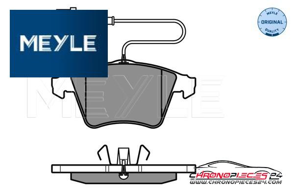 Achat de MEYLE 025 237 4919/W Kit de plaquettes de frein, frein à disque pas chères