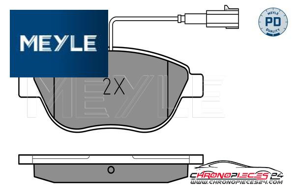 Achat de MEYLE 025 237 0918/PD Kit de plaquettes de frein, frein à disque pas chères