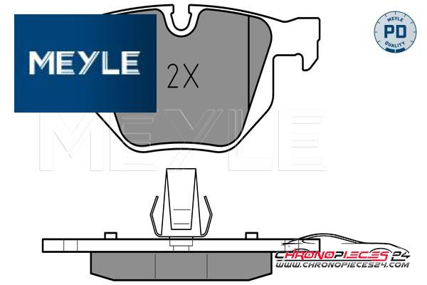 Achat de MEYLE 025 237 3217/PD Kit de plaquettes de frein, frein à disque pas chères