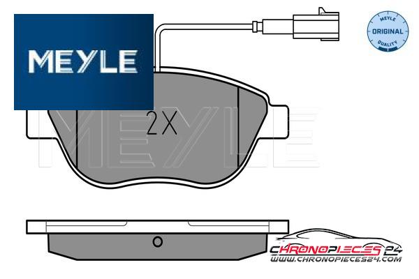 Achat de MEYLE 025 237 0918/W Kit de plaquettes de frein, frein à disque pas chères