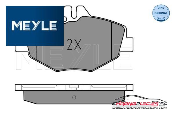 Achat de MEYLE 025 237 4320 Kit de plaquettes de frein, frein à disque pas chères