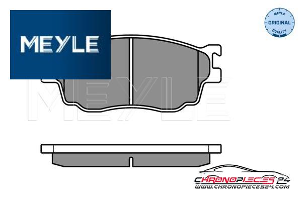 Achat de MEYLE 025 237 7716/W Kit de plaquettes de frein, frein à disque pas chères