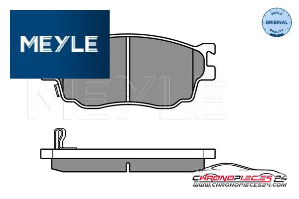 Achat de MEYLE 025 237 7716/W Kit de plaquettes de frein, frein à disque pas chères