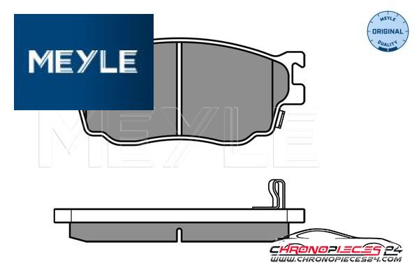 Achat de MEYLE 025 237 7716/W Kit de plaquettes de frein, frein à disque pas chères