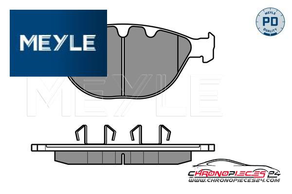 Achat de MEYLE 025 237 9120/PD Kit de plaquettes de frein, frein à disque pas chères