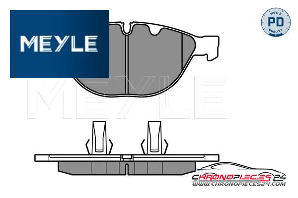 Achat de MEYLE 025 237 9120/PD Kit de plaquettes de frein, frein à disque pas chères