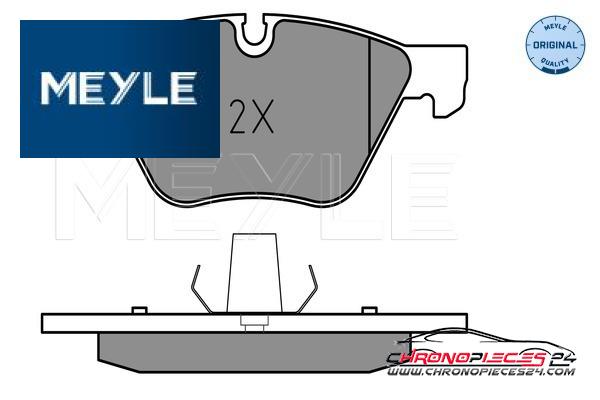 Achat de MEYLE 025 237 9420 Kit de plaquettes de frein, frein à disque pas chères