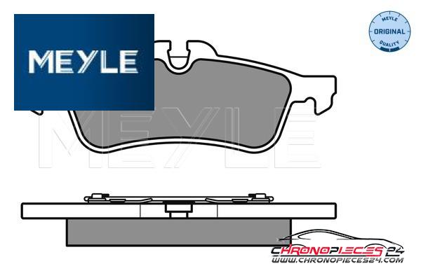 Achat de MEYLE 025 237 1616 Kit de plaquettes de frein, frein à disque pas chères