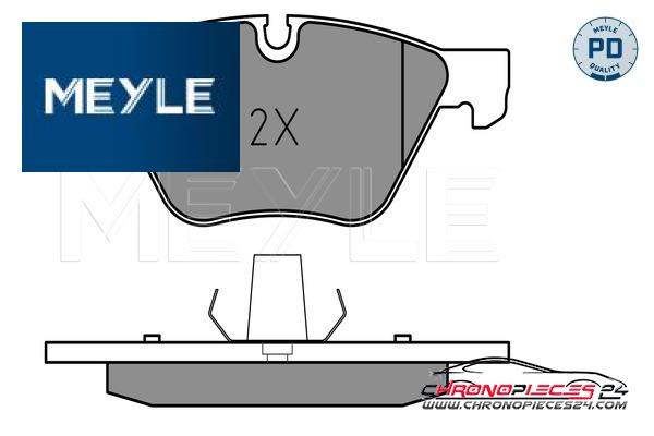 Achat de MEYLE 025 237 9420/PD Kit de plaquettes de frein, frein à disque pas chères