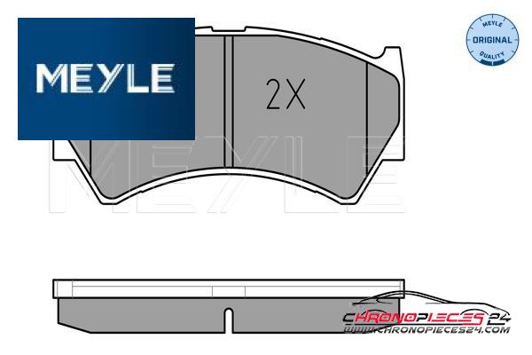 Achat de MEYLE 025 237 9515/W Kit de plaquettes de frein, frein à disque pas chères