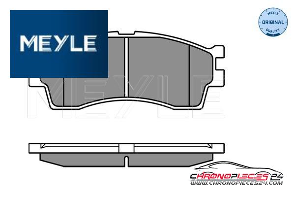 Achat de MEYLE 025 238 7316/W Kit de plaquettes de frein, frein à disque pas chères