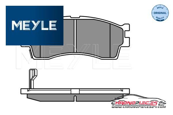 Achat de MEYLE 025 238 7316/W Kit de plaquettes de frein, frein à disque pas chères