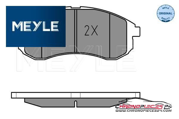 Achat de MEYLE 025 238 7914/W Kit de plaquettes de frein, frein à disque pas chères