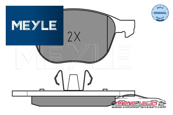 Achat de MEYLE 025 237 2318 Kit de plaquettes de frein, frein à disque pas chères