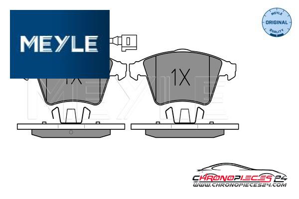 Achat de MEYLE 025 237 4619/W Kit de plaquettes de frein, frein à disque pas chères