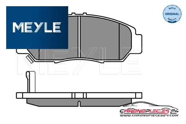 Achat de MEYLE 025 237 2916/W Kit de plaquettes de frein, frein à disque pas chères