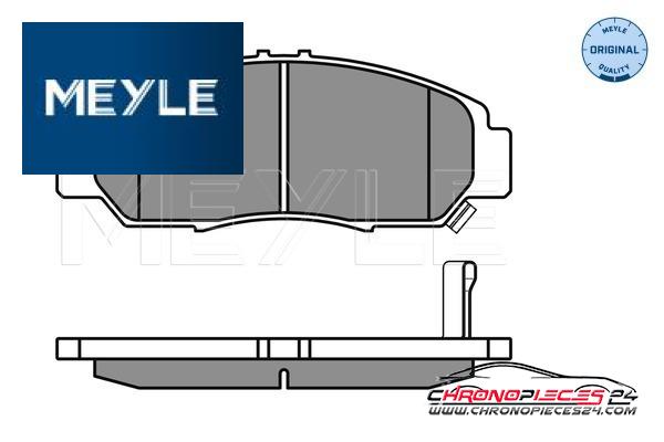 Achat de MEYLE 025 237 2916/W Kit de plaquettes de frein, frein à disque pas chères