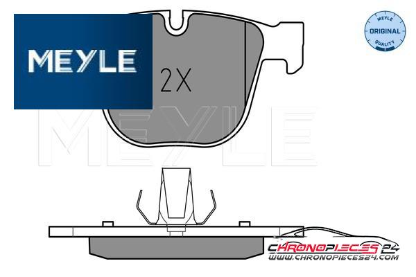 Achat de MEYLE 025 237 3017 Kit de plaquettes de frein, frein à disque pas chères