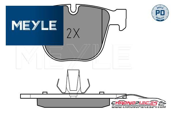 Achat de MEYLE 025 237 3017/PD Kit de plaquettes de frein, frein à disque pas chères