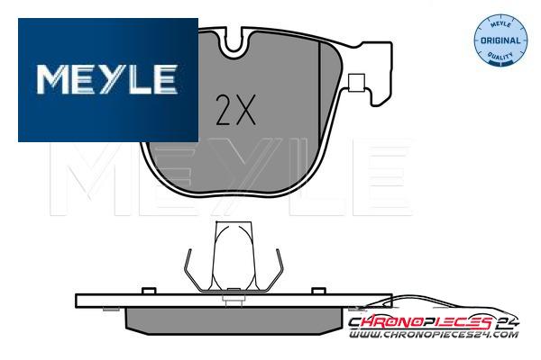 Achat de MEYLE 025 237 3116 Kit de plaquettes de frein, frein à disque pas chères