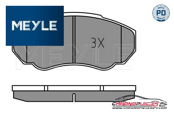 Achat de MEYLE 025 239 1719/PD Kit de plaquettes de frein, frein à disque pas chères