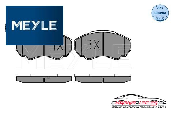 Achat de MEYLE 025 239 1719/W Kit de plaquettes de frein, frein à disque pas chères