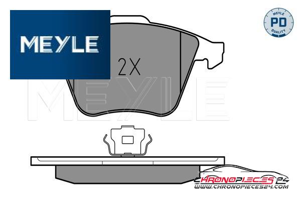 Achat de MEYLE 025 239 5020/PD Kit de plaquettes de frein, frein à disque pas chères