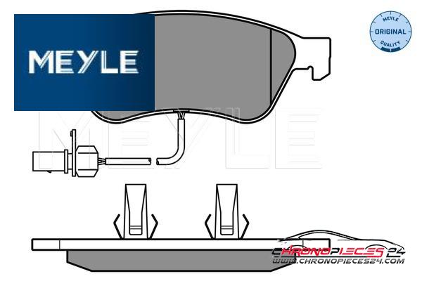 Achat de MEYLE 025 238 9620/W Kit de plaquettes de frein, frein à disque pas chères