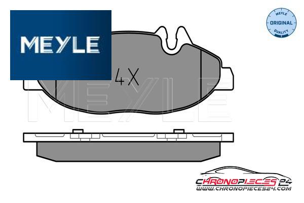 Achat de MEYLE 025 240 0720 Kit de plaquettes de frein, frein à disque pas chères