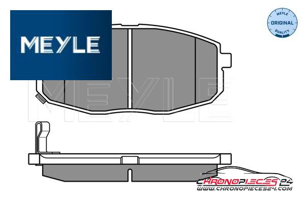 Achat de MEYLE 025 239 6617/W Kit de plaquettes de frein, frein à disque pas chères