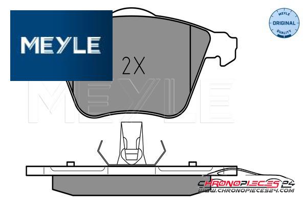 Achat de MEYLE 025 239 1218 Kit de plaquettes de frein, frein à disque pas chères