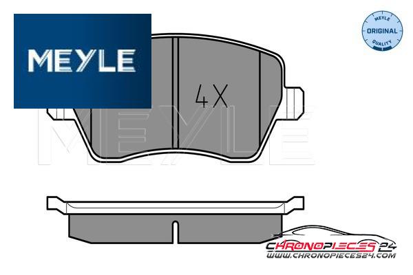 Achat de MEYLE 025 239 7317 Kit de plaquettes de frein, frein à disque pas chères