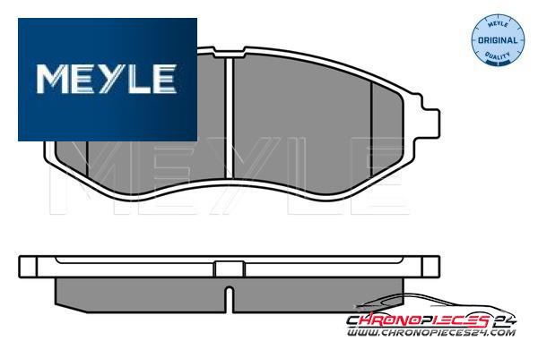 Achat de MEYLE 025 239 7417 Kit de plaquettes de frein, frein à disque pas chères