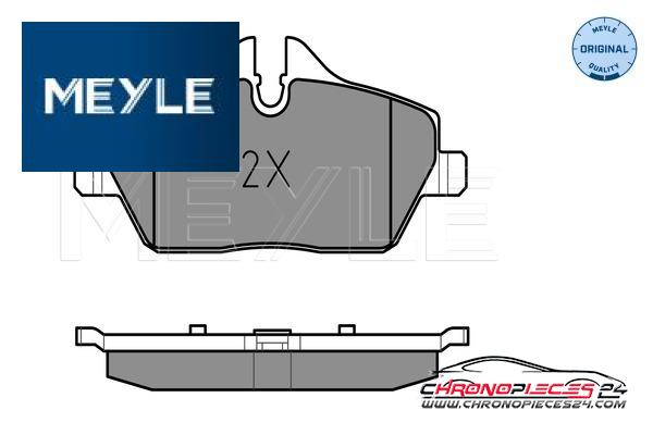 Achat de MEYLE 025 239 1517 Kit de plaquettes de frein, frein à disque pas chères