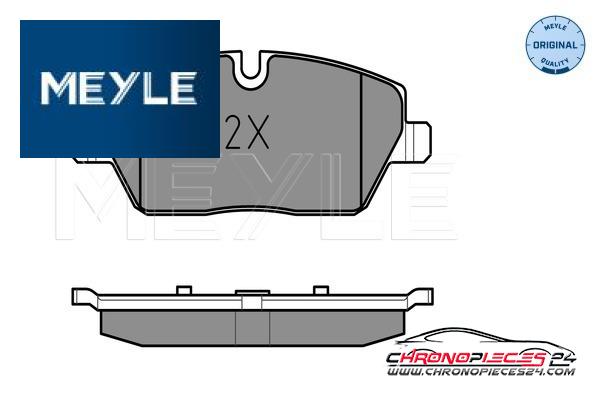 Achat de MEYLE 025 239 1517 Kit de plaquettes de frein, frein à disque pas chères