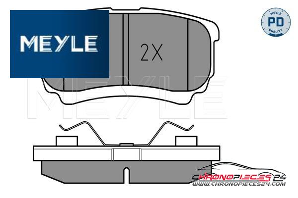 Achat de MEYLE 025 240 1416/PD Kit de plaquettes de frein, frein à disque pas chères