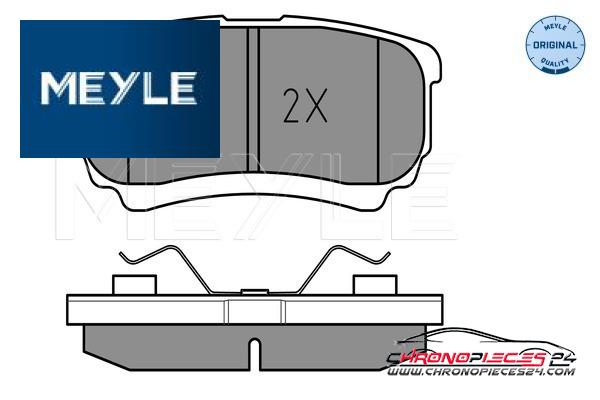 Achat de MEYLE 025 240 1416/W Kit de plaquettes de frein, frein à disque pas chères