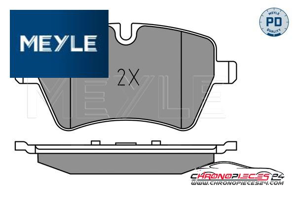 Achat de MEYLE 025 239 8418/PD Kit de plaquettes de frein, frein à disque pas chères