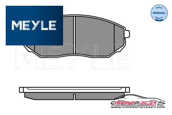 Achat de MEYLE 025 240 9217/W Kit de plaquettes de frein, frein à disque pas chères