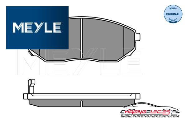 Achat de MEYLE 025 240 9217/W Kit de plaquettes de frein, frein à disque pas chères