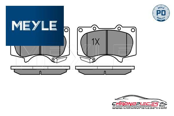 Achat de MEYLE 025 240 2417/PD Kit de plaquettes de frein, frein à disque pas chères