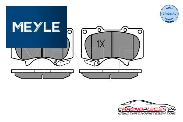 Achat de MEYLE 025 240 2417/W Kit de plaquettes de frein, frein à disque pas chères