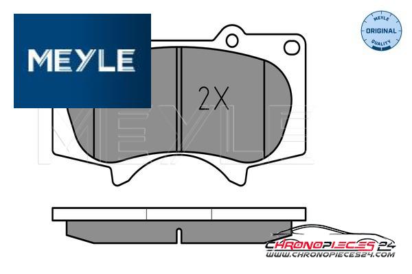 Achat de MEYLE 025 240 2417/W Kit de plaquettes de frein, frein à disque pas chères