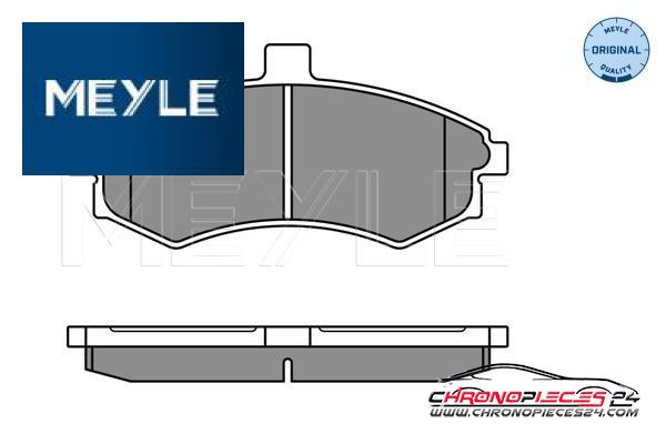 Achat de MEYLE 025 240 3117/W Kit de plaquettes de frein, frein à disque pas chères