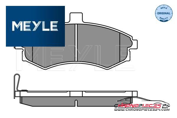 Achat de MEYLE 025 240 3117/W Kit de plaquettes de frein, frein à disque pas chères