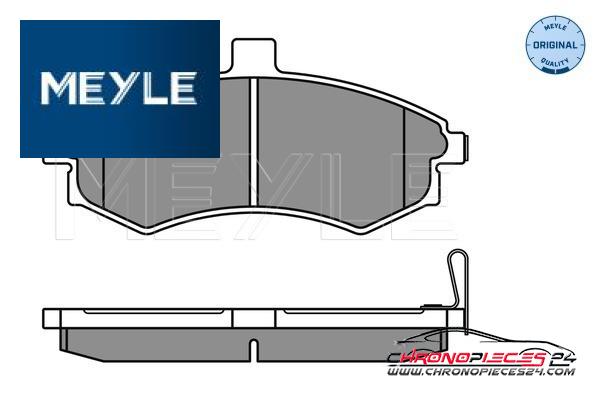 Achat de MEYLE 025 240 3117/W Kit de plaquettes de frein, frein à disque pas chères