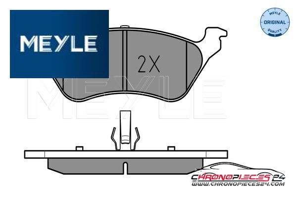 Achat de MEYLE 025 240 3616/W Kit de plaquettes de frein, frein à disque pas chères